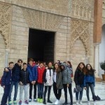 Al castello Alcazar a Siviglia
