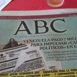 Articolo sul quotidiano ABC di Siviglia.